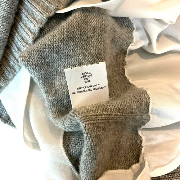 BROCHU WALKER Husky Layered Split Back Tank Size XS Gray Cashmere Sleeveless - Picture 10 of 10